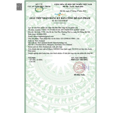 GO GINKGO 9000 + SỨC KHỎE VÀNG