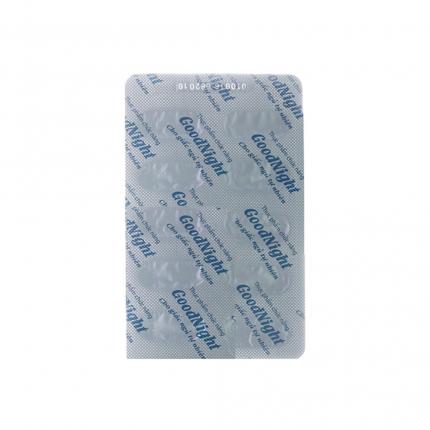 Mặt sau vỉ 10 viên nang GoodNight