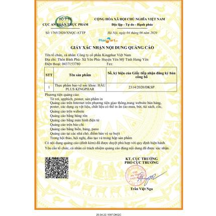 GPQC HÀU PLUS KINGPHAR KINGPHAR VN