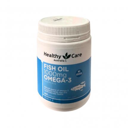 Healthy Care Fish Oil 1000mg Omega 3 (400 viên) - Dầu cá Omega 3 Úc