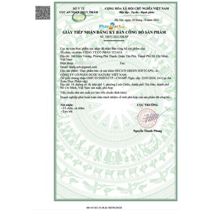 Hecati Green Softcaps CTCP Dược Phẩm Sunuri