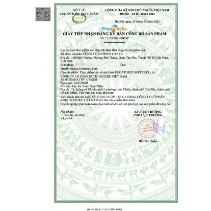 Hecati Red Softcaps CTCP Dược Phẩm Sunuri