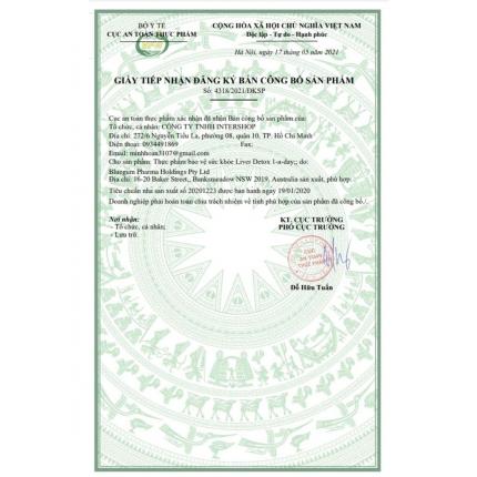 Henry Blooms Liver Detox 1-A-Day- Hỗ trợ giải độc gan
