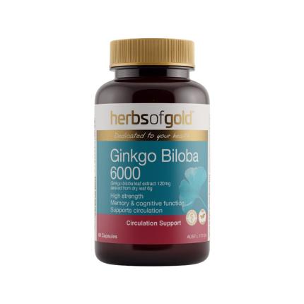Herbs Of Gold Ginkgo Biloba 6000 (60 Viên)
