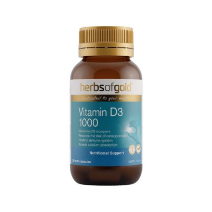 Herbs Of Gold Vitamin D3 1000 (120 Viên)