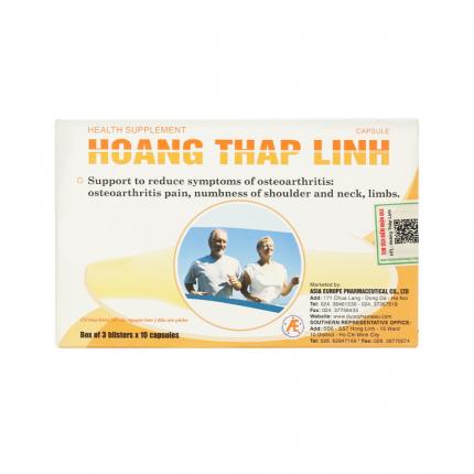 Hoàng Thấp Linh - Hỗ trợ gảm đau xương khớp, tê mỏi vai gáy