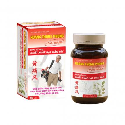 Hoàng Thống Phong Platinum lọ 60 viên