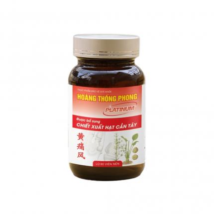 Hoàng Thống Phong Platinum - Giảm acid uric máu, tăng cường chức năng gan thân