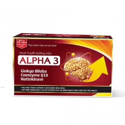 Hoạt huyết dưỡng não Alpha 3 - Hỗ trợ trí não