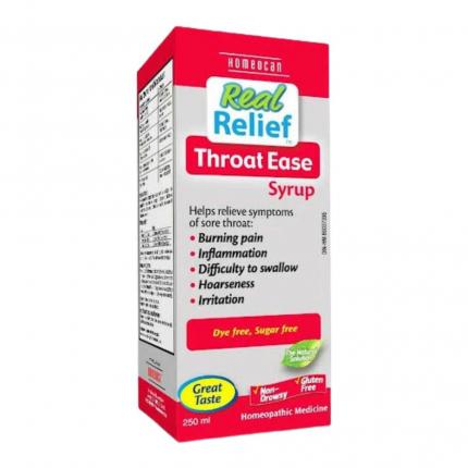 Siro ho Homeocan Real Relief Throat Ease 250ml