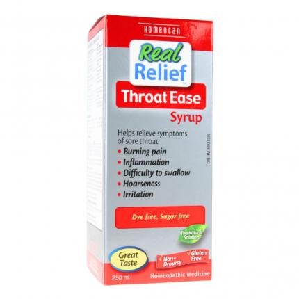 Siro ho Homeocan Real Relief Throat Ease 250ml