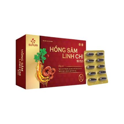 Hồng Sâm Linh Chi 9B Plus (Hộp 100 Viên)