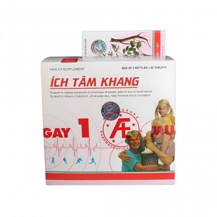 Ích Tâm Khang - Hỗ trợ hoạt huyết lọ 180 viên