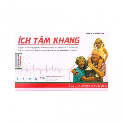 Ích Tâm Khang - Hộp 30 viên