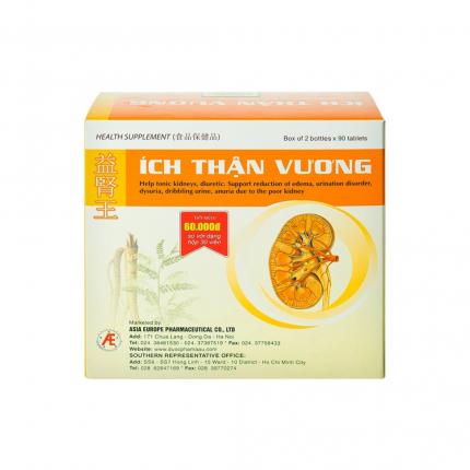 Ích Thận Vương - Hỗ trợ ải thiện chức năng thận hộp 180 viên