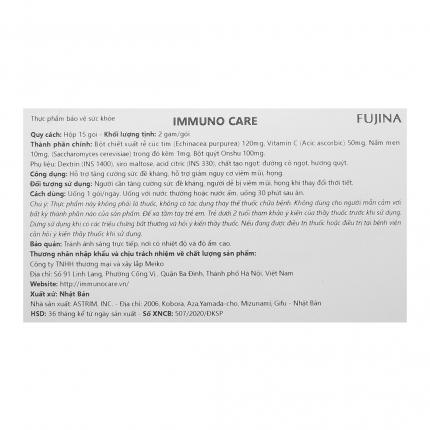 Hướng dẫn sử dụng Cốm Immuno Care