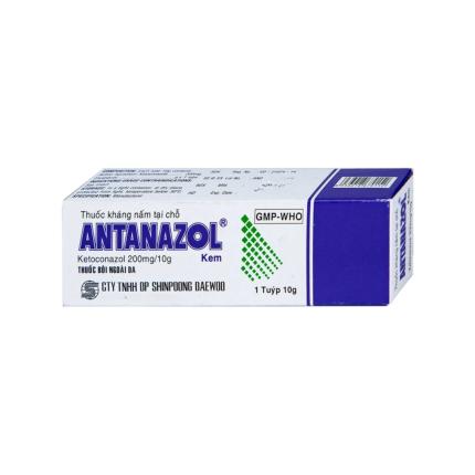 Kem Bôi Da Antanazol (200mg) Điều Trị Các Bệnh Nhiễm Nấm Ngoài Da