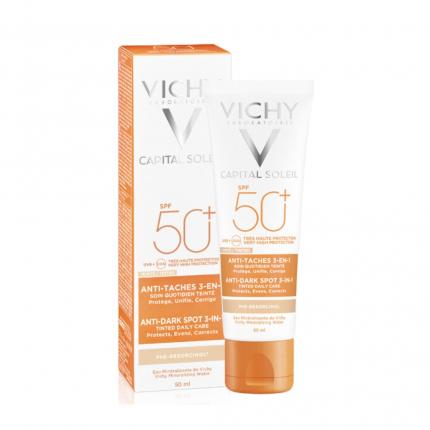 Kem chống nắng Vichy Capital Soleil Anti-Dark Spot 3in1 SPF50+ có màu