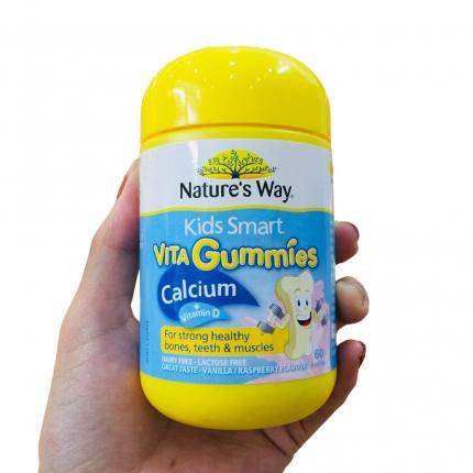 Kẹo Mềm Nature's Way Vita Gummies Calcium + Vitamin D