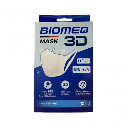 Khẩu trang Biomeq mask 3D hộp 10 chiếc