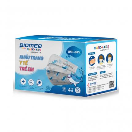 Khẩu trang trẻ em 4 lớp Biomeq Mask Kids giá tốt
