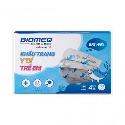 Khẩu trang trẻ em 4 lớp Biomeq Mask Kids giá tốt