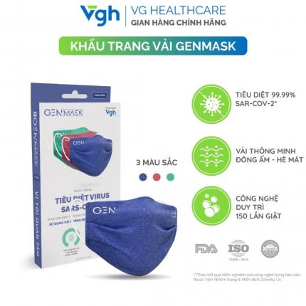 Khẩu trang vải công nghệ GenMask