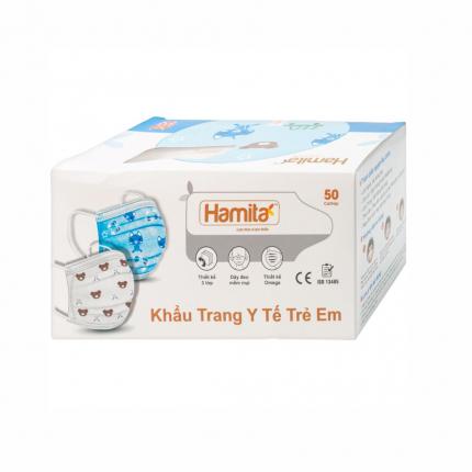 Khẩu trang y tế Hamita trẻ em hộp 50 cái