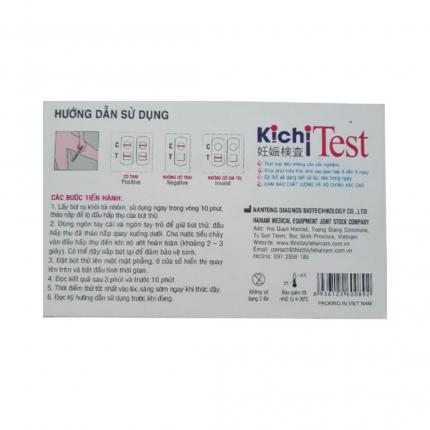 Hướng dẫn sử dụng Bút thử thai Kichi Test