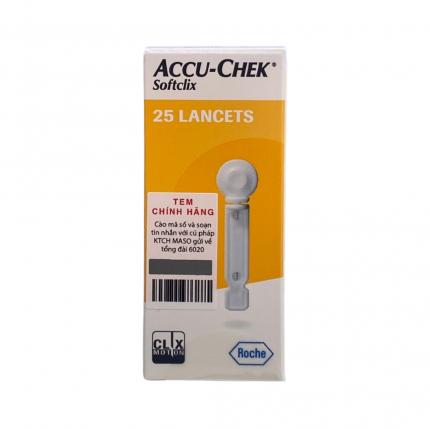 Kim lấy máu Accu-Chek Instant SoftClix hộp 25 kim