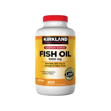 Kirkland Fish Oil 1000mg - Phòng ngừa bệnh lý tim mạch