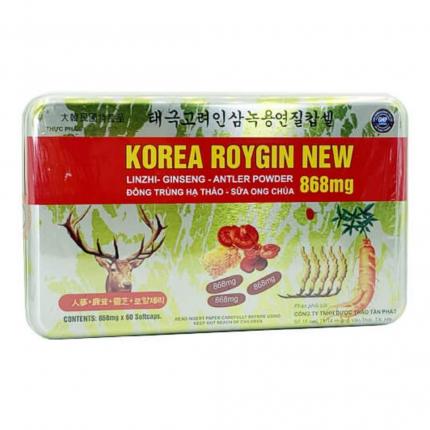 Korea roygin new 868mg hộp 60