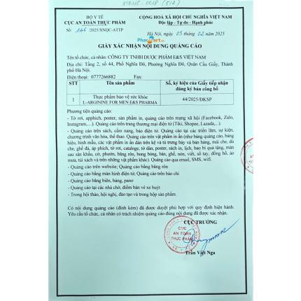 I ARGININE FOR MEN PHARMA ESVN (2)