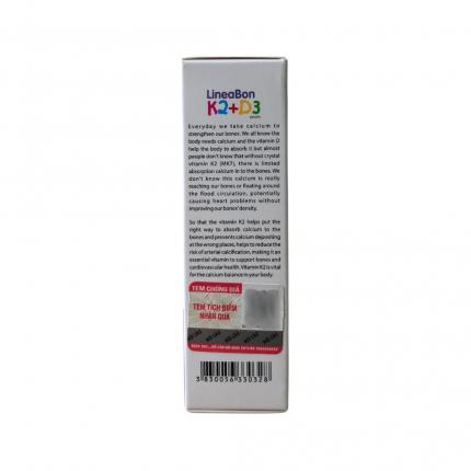 Lineabon K2+D3 - Tăng hấp thu canxi, giảm nguy cơ loãng xương