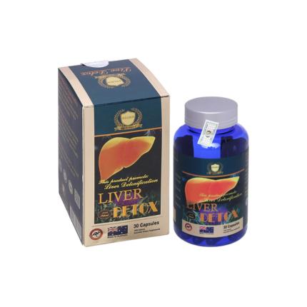 Liver Detox - Giải độc gan, thanh lọc cơ thể hộp 30 viên