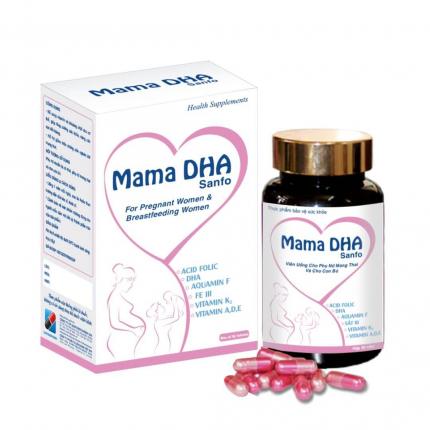 Mama DHA Sanfo hỗ trợ tăng cường sức khỏe, giảm nôn nghén 1