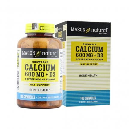 Mason Calcium 600mg + D3 - Hỗ trợ xương khớp dẻo dai, chắc khỏe