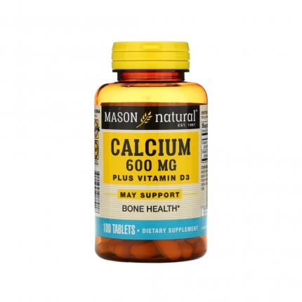 Lọ 100 viên nén Mason Calcium 600mg + D3