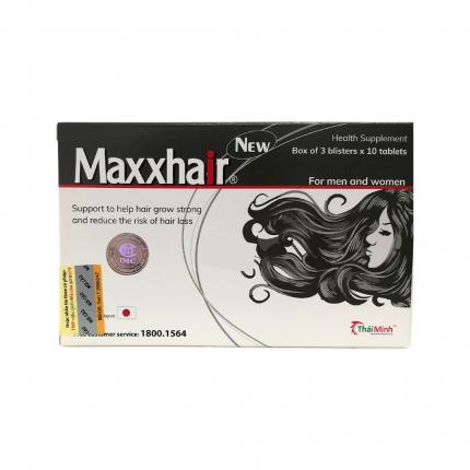 Maxxhair New - Thúc đẩy quá trình mọc tóc hộp 30 viên