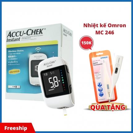 Máy đo đường huyết Accu Chek Instant (đơn vị mmol/l)