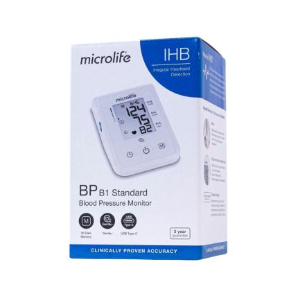Máy đo Huyết áp Bắp Tay Microlife B1 Standard (2)