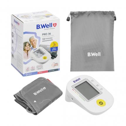 Bộ sản phẩm máy đo huyết áp B.Well Swiss Pro 36