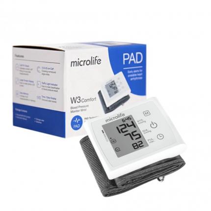 Bộ sản phẩm Máy đo huyết áp cổ tay Microlife W3 Comfort