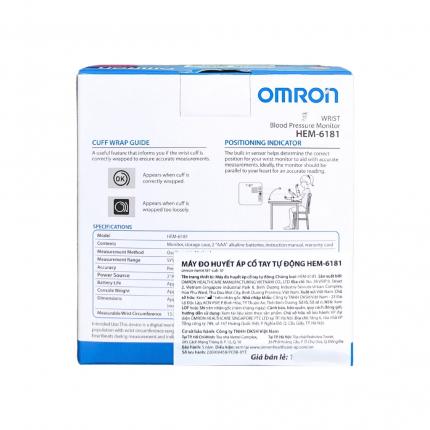 Máy đo Huyết áp Tự động Omron HEM 6181 (8)