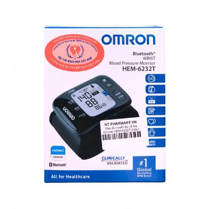 Máy đo huyết áp cổ tay Omron HEM 6232T