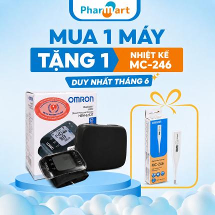 Máy đo huyết áp cổ tay Omron HEM 6232T