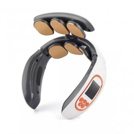 Máy massage cổ vai gáy 6 đầu massage BM V23 màu trắng