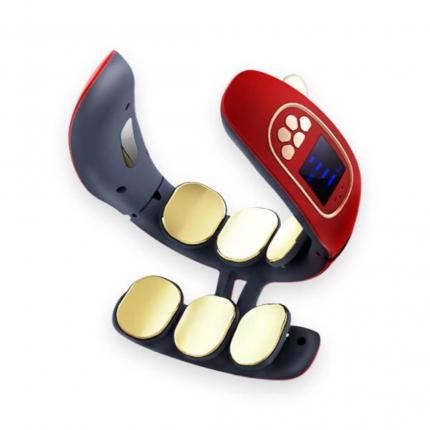 Máy massage cổ vai gáy 6 đầu massage BM V23 màu đỏ