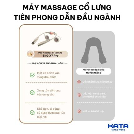 Máy massage cổ vai lưng X7 Pro