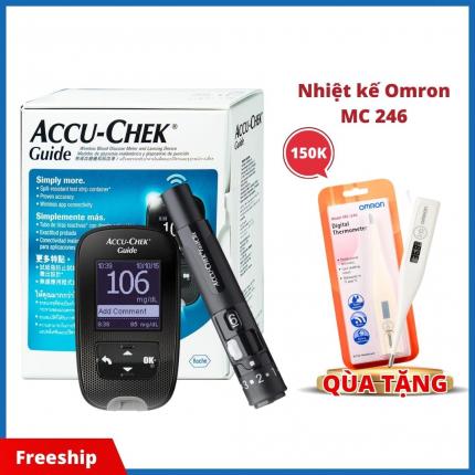 Máy thử đường huyết Accu-Chek Guide (đơn vị mmol/l)
